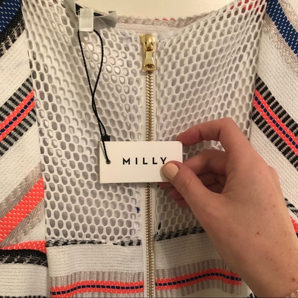 Milly white striped dress - Picture 6 of 7